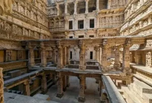 The spectacular and intricately carved Rani Ki Vav stepwell in Patan, featured on the 13 Days Travel Plan for Gujarat.