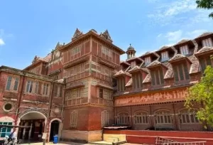 5 Days Ahmedabad Vadodara Kevadia Surat Tour package featuring the exterior of the Baroda Picture Gallery Museum.